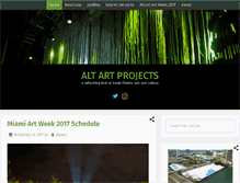 Tablet Screenshot of altartprojects.com